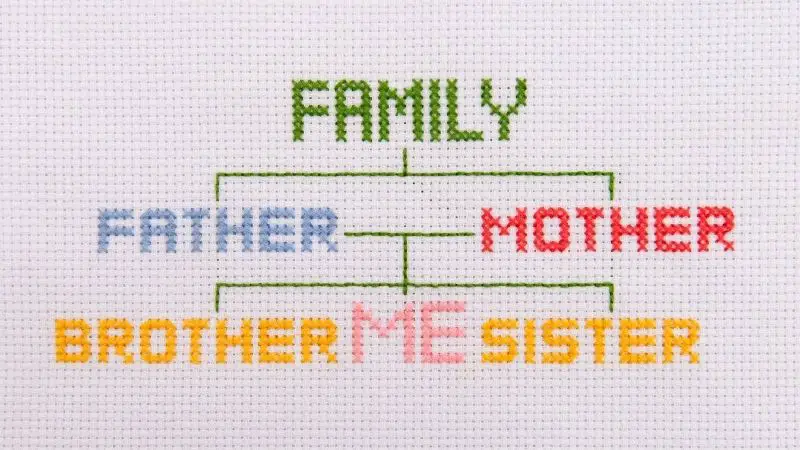 Family tree stitching